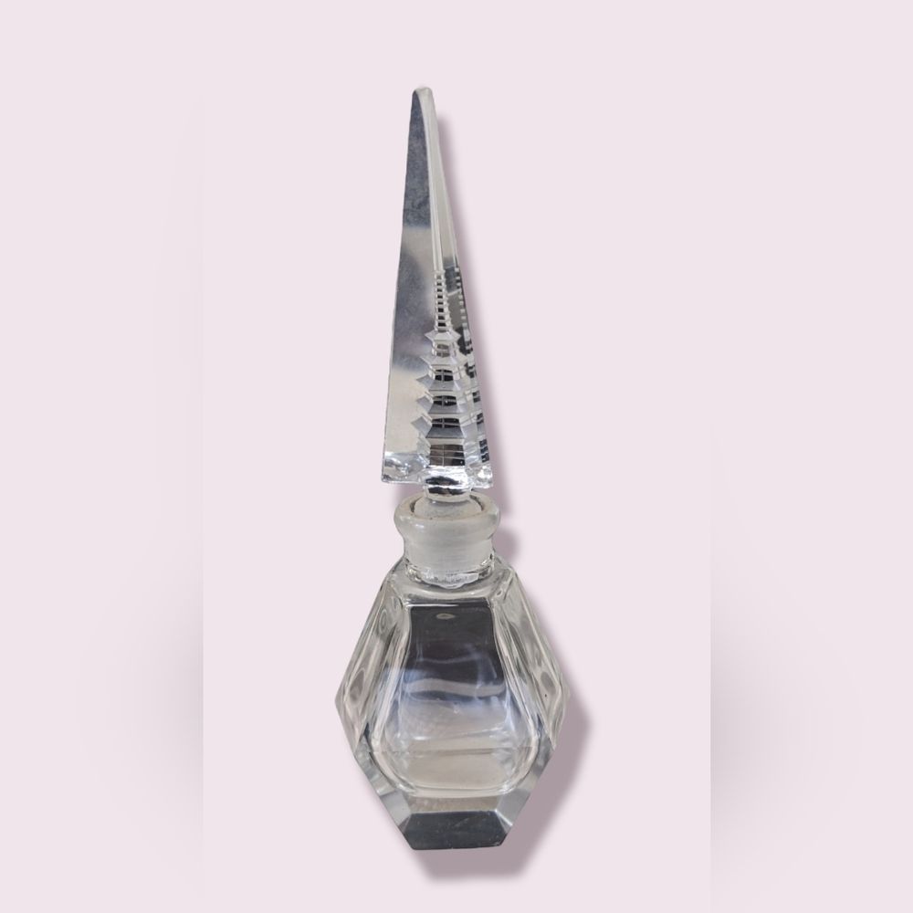Vintage MOD Japanese Pagoda Perfume Bottle